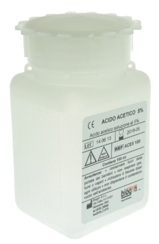 Acido acetico al 5% flacone da 100 ml