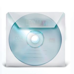 Busta porta CD e DVD con chiusura