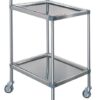 Carrello con 2 ripiani estraibili 61x43x78 h cm