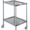 Carrello con 2 ripiani estraibili 61x43x78 h cm