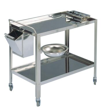 Carrello per medicazione 90x60x80h cm