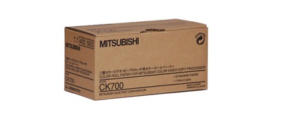 Carta Mitsubishi CK700 COLOR per videostampanti, rotolo per CP700E, CP710E, CP700DE, CP700DSE, CP750 a Colori