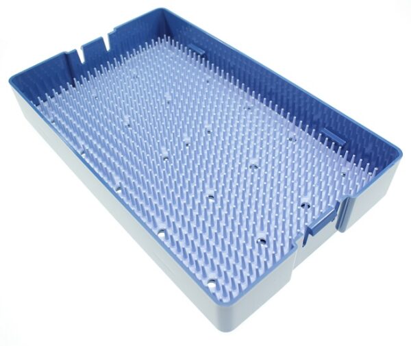 Contenitori/tray Steriplastik per sterilizzare strumenti, con tappeto in silicone codice LDS141