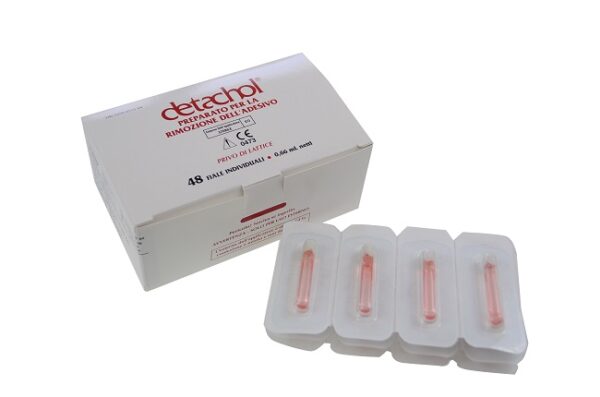 Detachol solvente per adesivi di medicazioni fiale sterili 0,66 cc