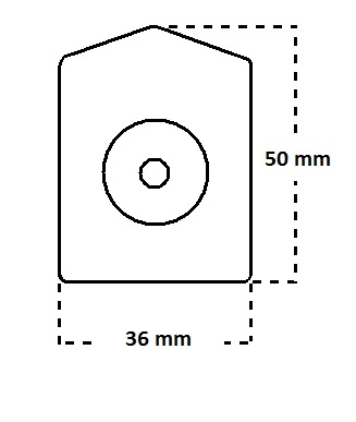 Elettrodi per prove da sforzo e Holter  pregellati dimensioni 50x36 mm