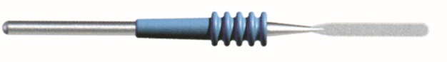 Elettrodo monouso a lama lunghezza 2,6 cm lunghezza stelo 4,3 cm