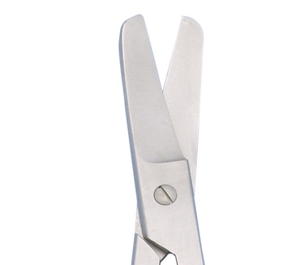 Forbice per bendaggi in gesso sintetico smussa 23 cm, dettaglio