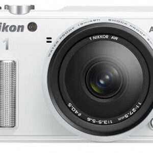 Fotocamera Nikon AW1 completa di anelli adattatori per Dermlite serie II e serie III