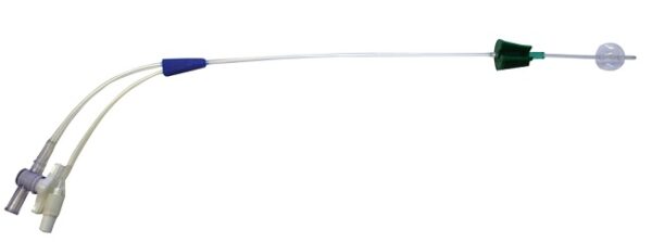 Iniettore uterino per isterosalpingografia con catetere rigido diam. 2 mm codice MG47NEX