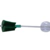 Iniettore uterino per isterosalpingografia con catetere rigido diam. 2 mm, dettaglio palloncino codice MG47NEX