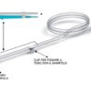 Kit aspirazione manipolo: Adattatore 10/22 mm, tubo diam. 10 mm lunghezza 1,8 mt, clip, adattatre per manipolo.