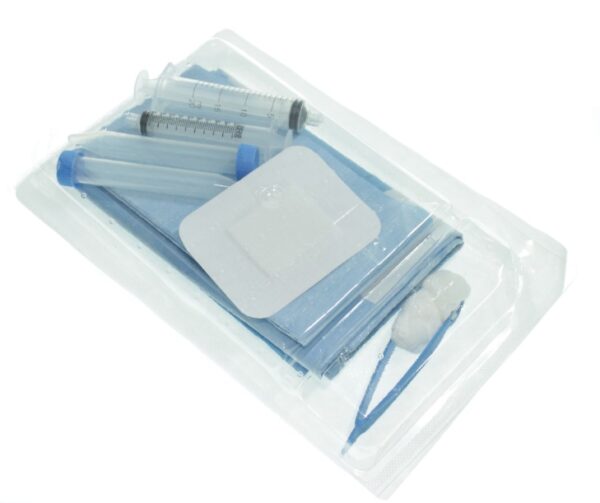 Kit amniocentesi monouso sterile, dettaglio blister