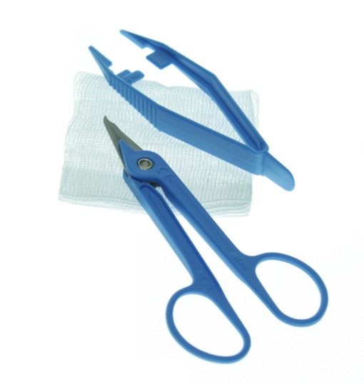 Kit monouso rimozione sutura sterile