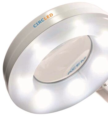 Lampada  a LED con lente di ingrandimento a stativo su ruote