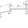 Lampada scialitica  Serie 5 a soffitto, dettaglio tecnico