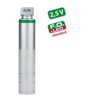 Manico a F.O. 2,5 V porta batterie illuminazione a LED