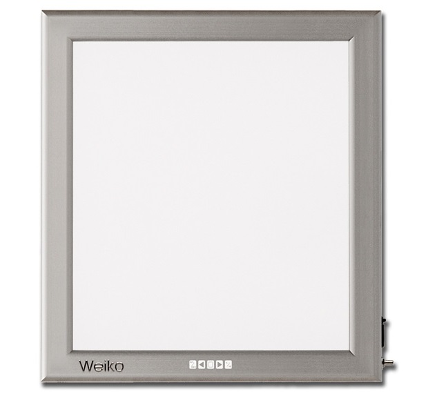 Negativoscopio a LED 1 pannello, settore luce 36x42 cm, misure ingombro 45,7x50,5x3 cm, peso 4 kg