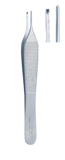 Pinza chirurgica Adson 1x2 denti