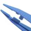 Pinza anatomica a punte fini 11 cm sterile, dettaglio morso