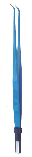 Pinza bipolare a punta angolata lunghezza 200 mm