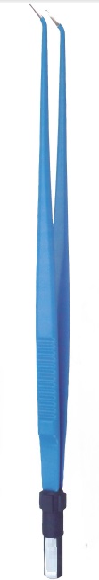Pinza bipolare a punta angolata lunghezza 220 mm