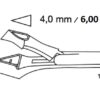 Pinza da biopsia Schumacher dettaglio punta