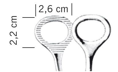 Pinza di Collin, dettaglio punta