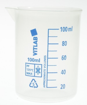 Becher recipiente per preparazione, 100 ml