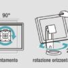 Regolazione negativoscopio ultrapiatto a LED da tavolo mod. DI174, 1 pannello