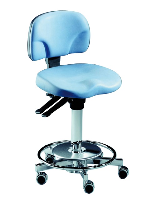 Seggiolino ergonomico con schienale altezza regolabile da 49 a 69 cm