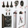 Set Otoscopio/Oftalmoscopio completo di accessori standard