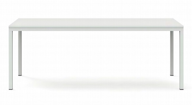 Tavolo scrivania struttura e piano in metallo 200X70X75,2 h cm