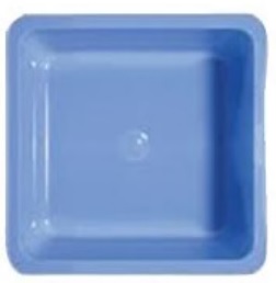 Vassoio in plastica medicale 13,5x11,8x5 cm cod. SM-139