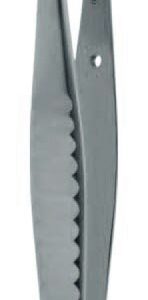 Pinzetta per tessuti Gillies 1x2 denti, 15,5 cm