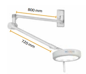 Lampada  a LED SoLed 15 e SoLed 15F a parete