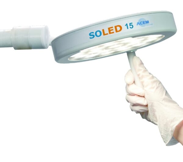 Dettaglio corpo lampada  a LED SoLed 15 e 15F