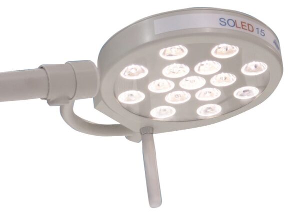Dettaglio corpo lampada  a LED SoLed 15 e 15F