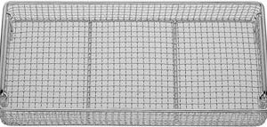 Cestello in rete con manici 26,5x12x4,5 cm