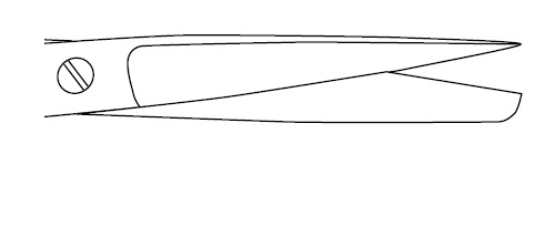 Forbice per dissezione punta acuta/smussa retta o curva