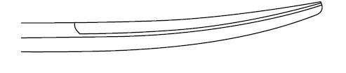 Forbice per dissezione punta acuta/smussa curva