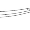 Forbice per dissezione Kilner (Ragnell) curva