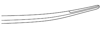 Forbice per dissezione Kilner (Ragnell) curva