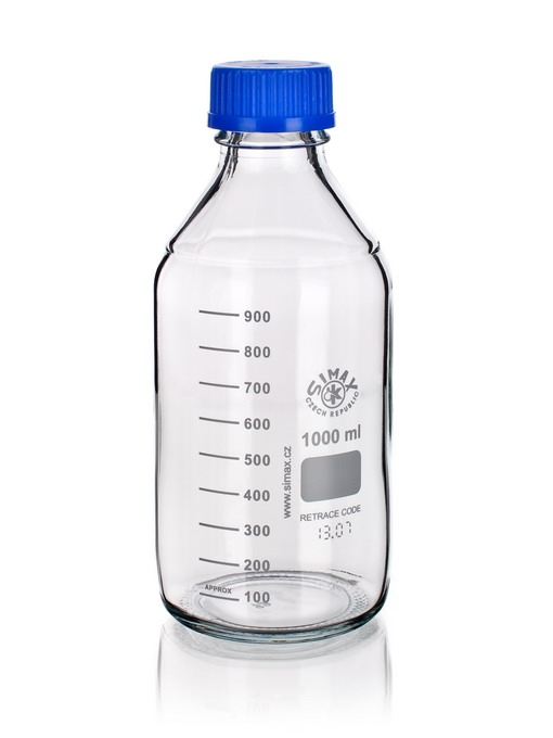 Bottiglia in vetro con rivestimento infrangibile con tappo a vite - B Life  - Il Catalogo Medicale