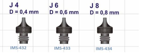 Punte applicatori J4 j6 j8 per CryoSpray