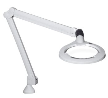 Lampada con lente di ingrandimento a LED Circus Led 3,5 o 5 diottrie con fissaggio al tavolo