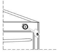 Serratura per modulo con max 5 cassetti