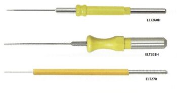 Elettrodi risterilizzabili ad ago gambo di innesto ø 1,6 mm, ø 2,4 mm, ø 4 mm