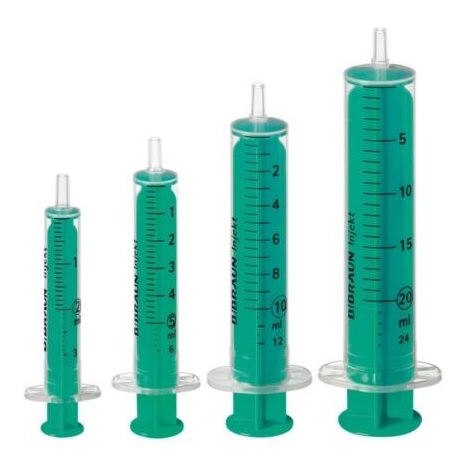 Siringhe monouso senza ago Injekt Solo, Luer Slip - B Braun, sterili
