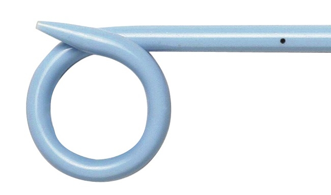 Set catetere di drenaggio percutaneo tecnica One-Shot con filo di sutura