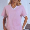 Casacca donna manica corta colore rosa